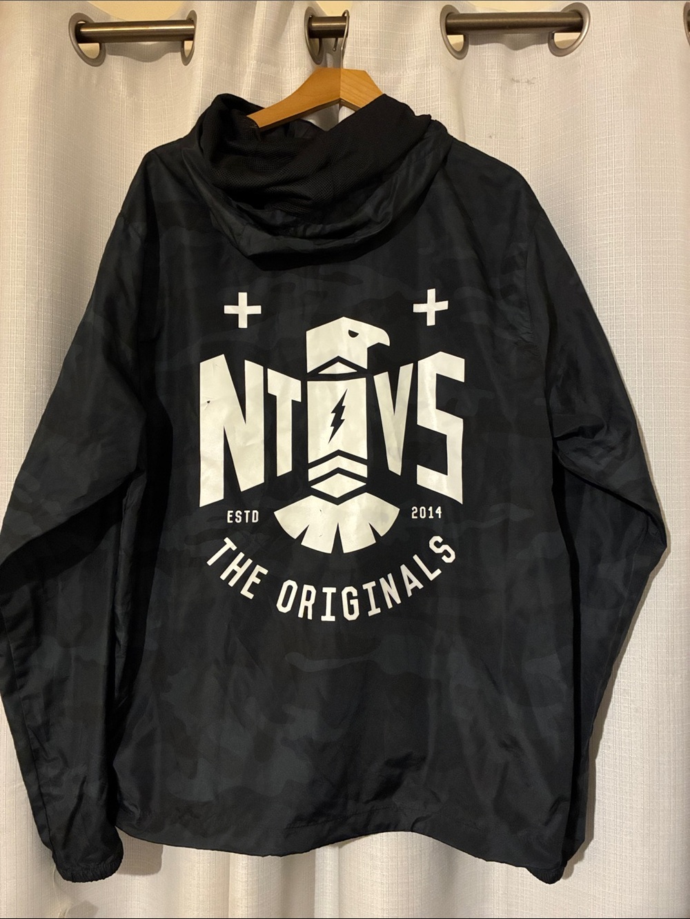 Natives The NTVS hoodie camo lightweight jacket vtg